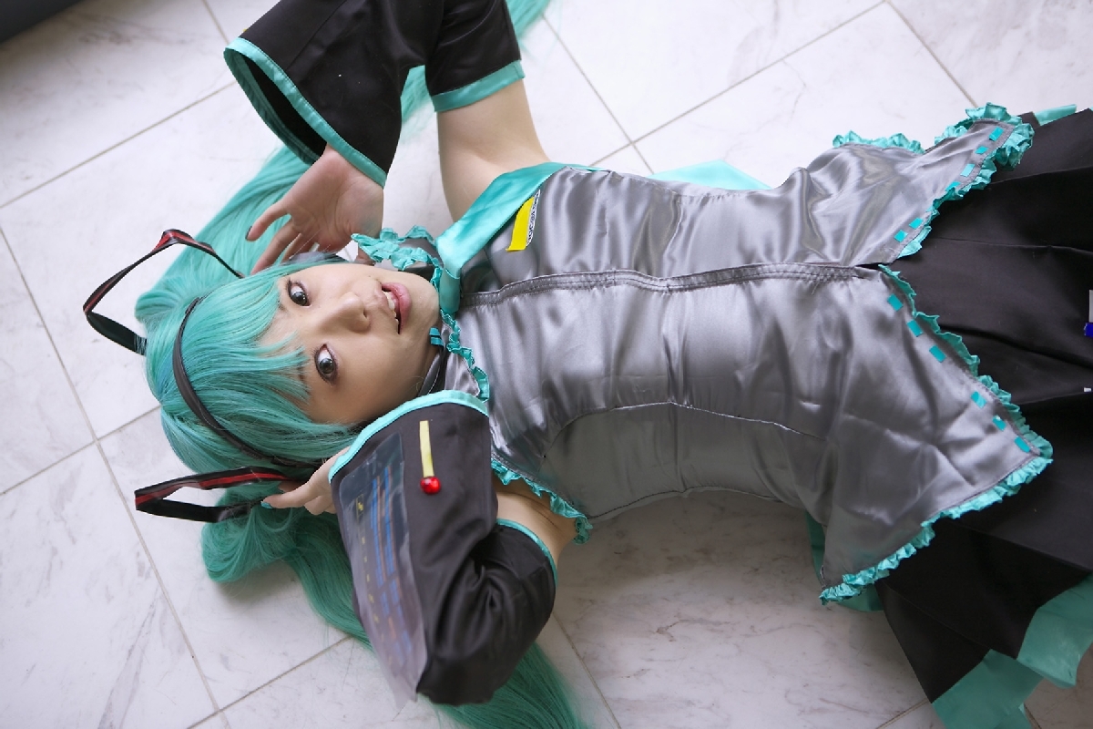 [Cosplay]  Vocaloid - Sexy Hatsune Miku